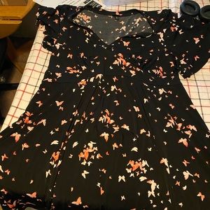 Butterfly midi dress.